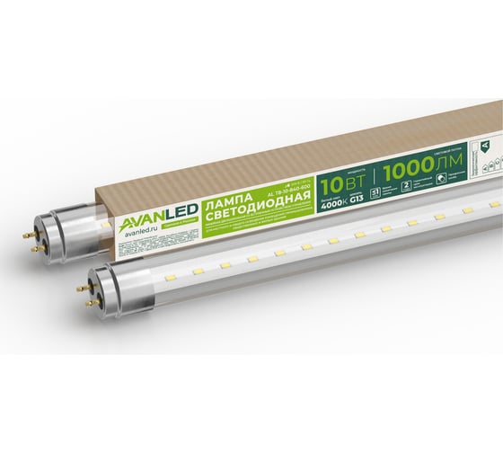 Изображение товара Светодиодная лампа AVANLED 600мм AL Т8-10-840-600 11206402
