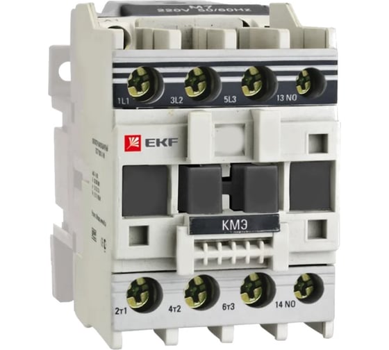 Изображение товара Малогабаритный контактор EKF КМЭ 25А 110В 1NO ctr-s-25-110