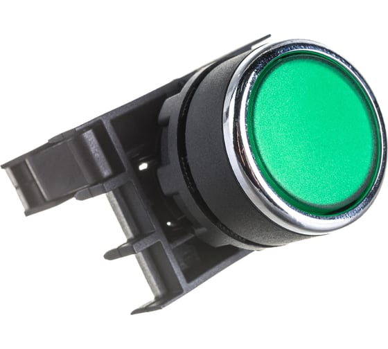 Изображение товара Нажимная кнопка Emas круглая, зелёная, 1НО, серия B, 250В AC, 4А B100DY