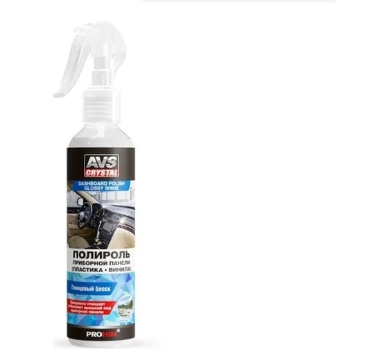 Изображение товара Полироль для приборной панели Прохим глянцевый, горная свежесть, 250 мл., триггер AVS AVK-609 A07476S