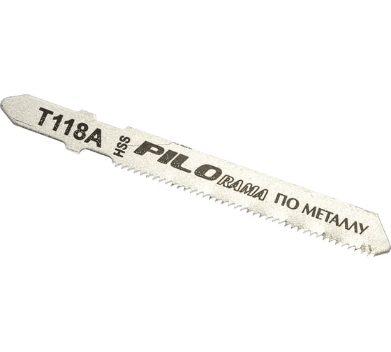 Изображение товара Пилки (2 шт; HSS; 21 TPI; 75x50 мм; h=1.5-3 мм) для лобзика T118A Pilorama 541181