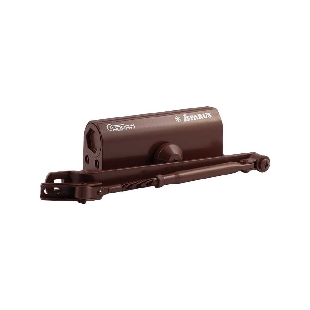 Изображение товара Доводчик дверной НОРА-М Isparus 430 Plus коричневый гидравлический
