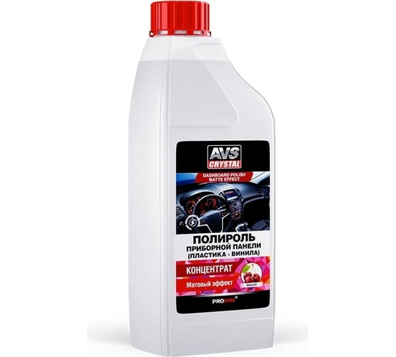 Изображение товара Полироль для приборной панели Прохим матовый, концентрат, вишня, 1000 мл. AVS AVK-776 A40904S