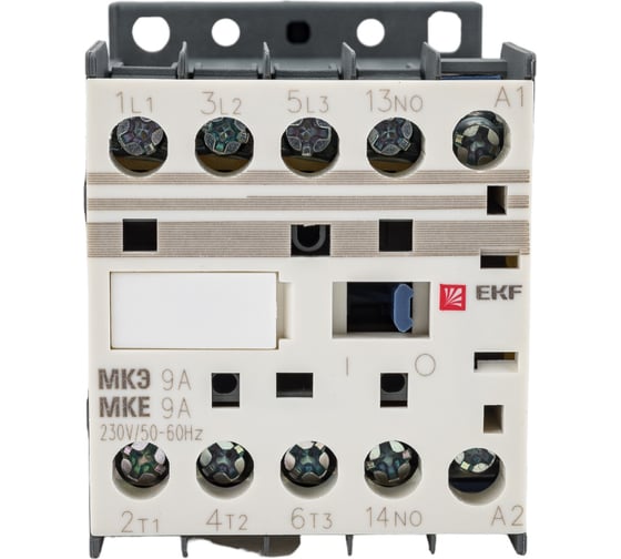Изображение товара Миниконтактор EKF МКЭ, 9А, 230В, 1NO, PROxima, SQ Mctr-s-9-230