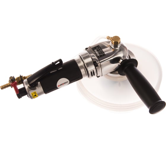 Изображение товара Угловая пневмошлифмашина с подачей воды Byemax BM-611W
