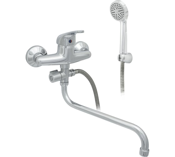 Изображение товара Смеситель для ванны ЦС однорук. СМ 300/1-4 D35 М-42 круглый излив D18 L-300 мм СТ300101