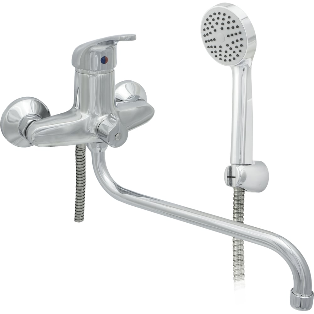 Изображение товара Смеситель для ванны ЦС однорук СМ 300-4 D35 M-42 классика хром 300 мм