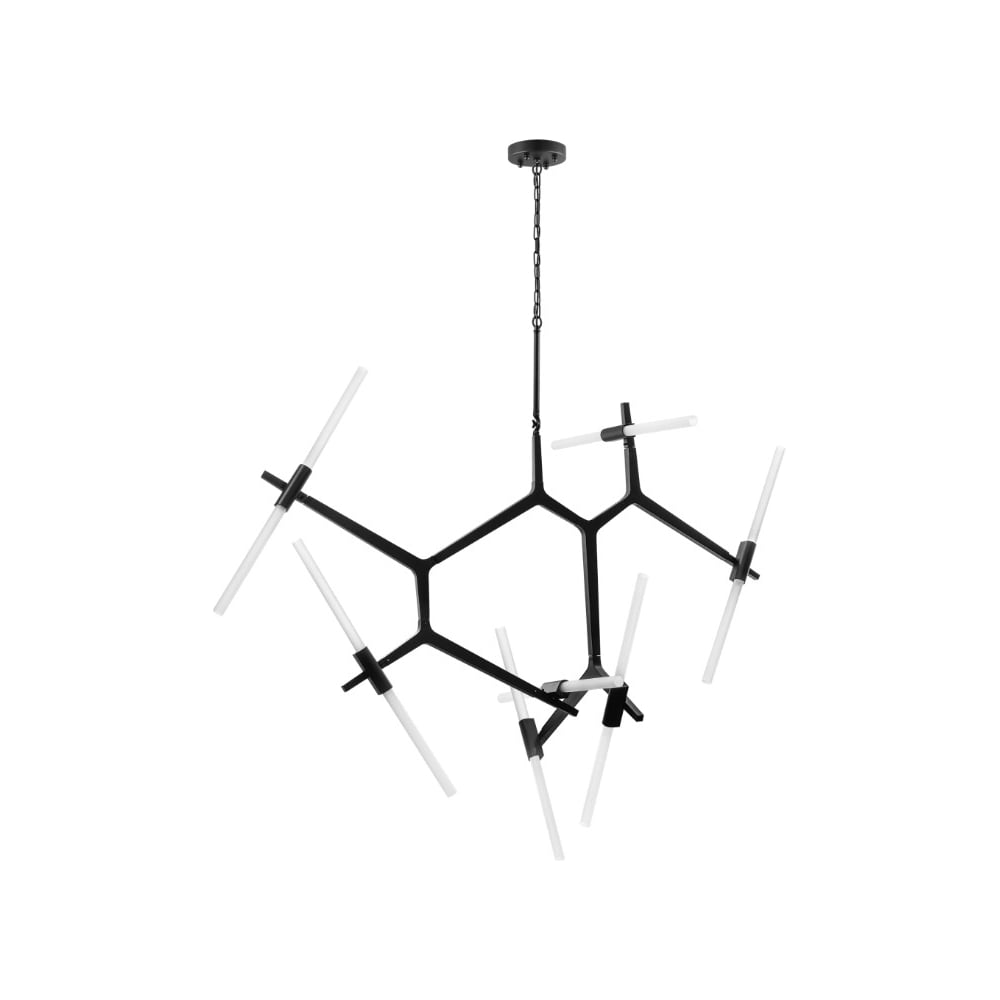 Изображение товара Люстра подвесная Lightstar Struttura 742147 стиль хай-тек, 14 ламп, черный цвет