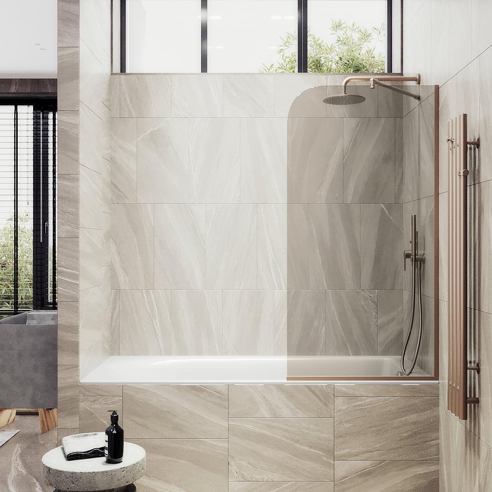 Изображение товара Шторка для ванны MaybahGlass MGV-127-2 из закаленного стекла