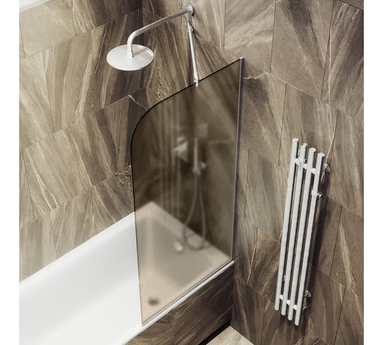 Изображение товара Шторка для ванны в узком профиле MaybahGlass MGV-148-5у