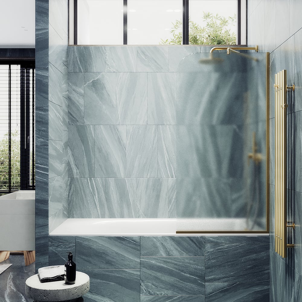 Изображение товара Шторка для ванны в узком профиле MaybahGlass MGV-149-3у