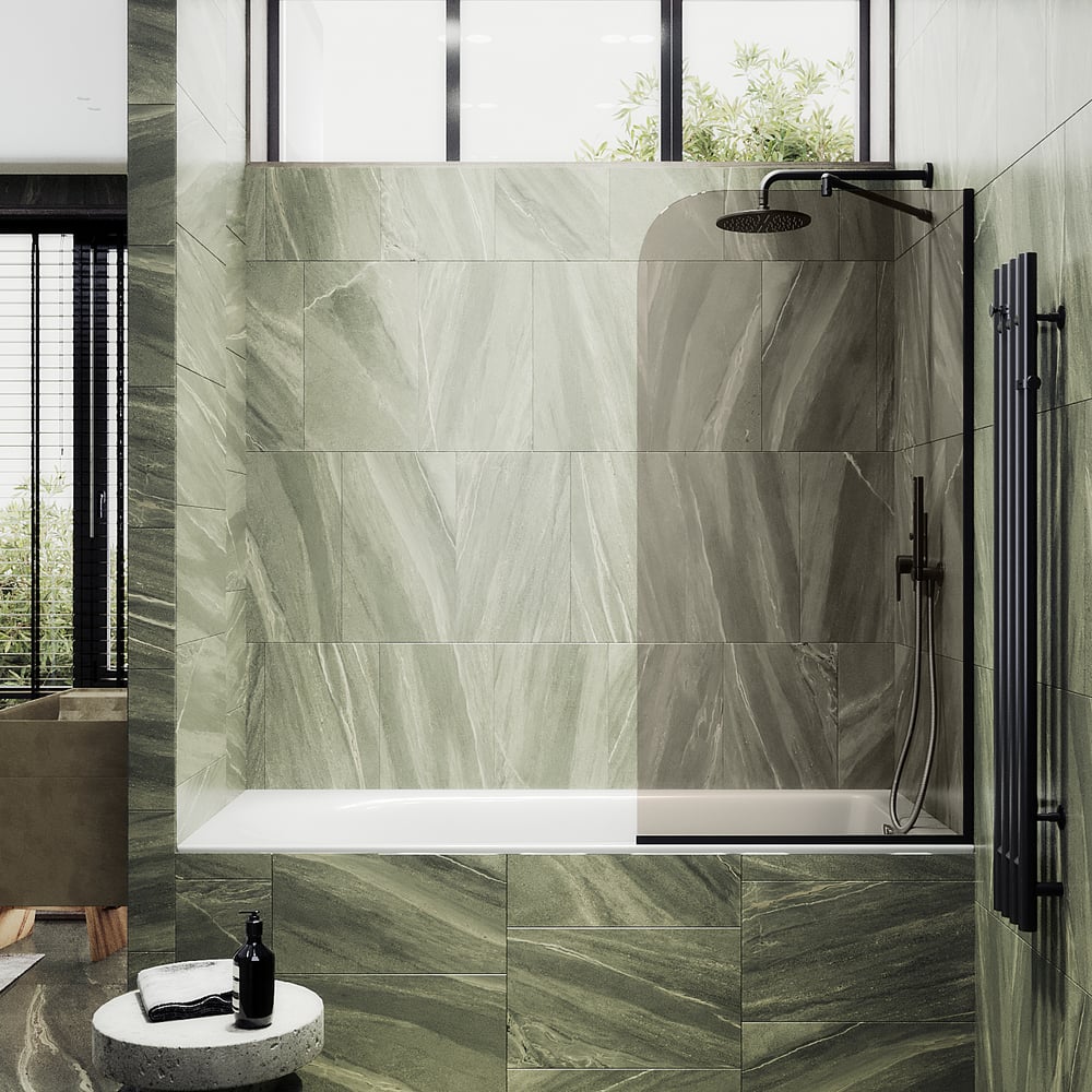 Изображение товара Шторка для ванны MaybahGlass MGV-151-6у из закаленного стекла бронза 1400 мм