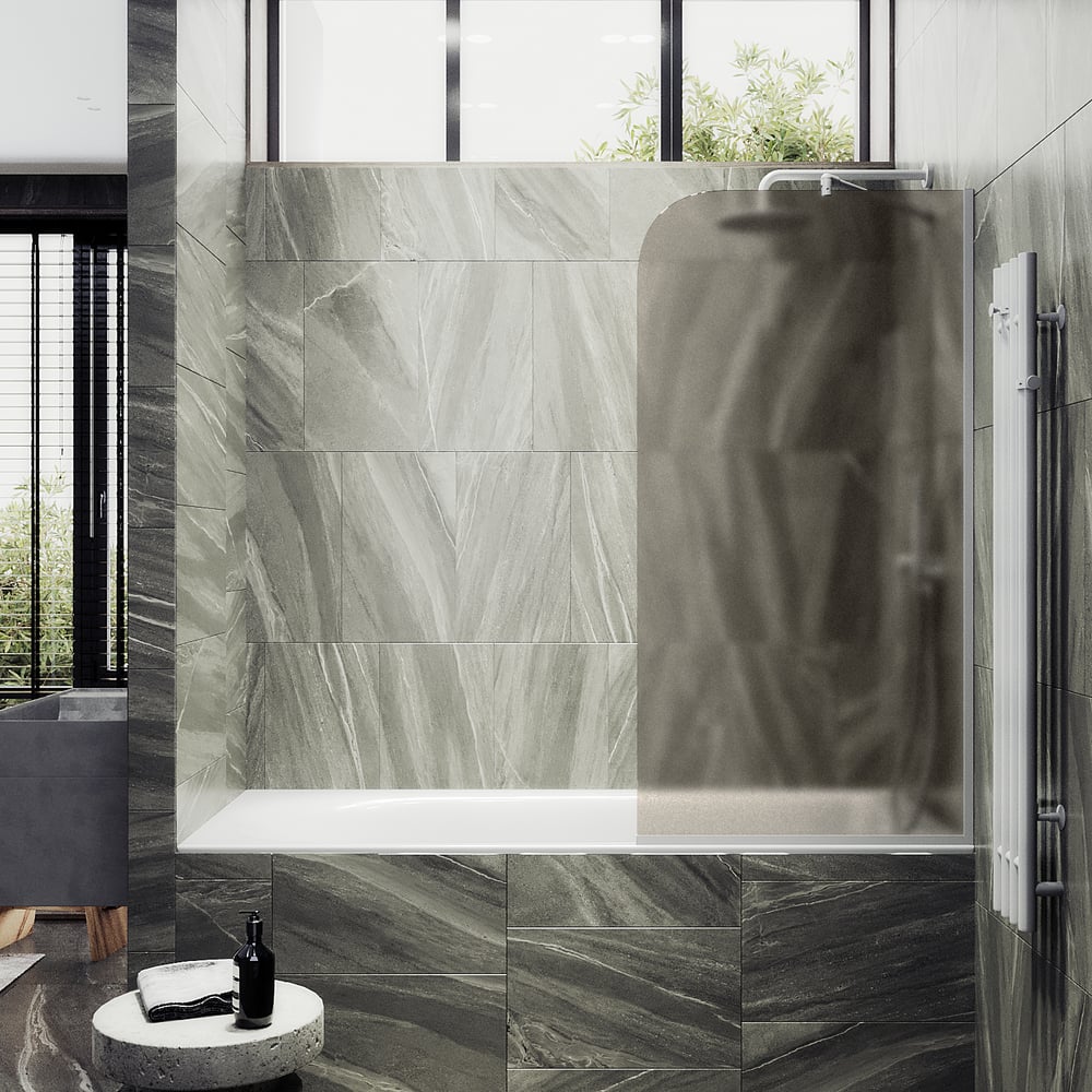 Шторка для ванны в узком профиле MaybahGlass MGV-150-1у