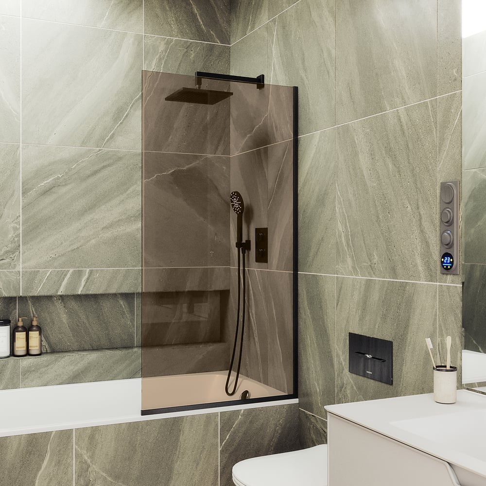 Изображение товара Шторка для ванны MaybahGlass MGV-68-6 из закаленного стекла Изображение товара Шторка для ванны MaybahGlass MGV-68-6 из закаленного стекла