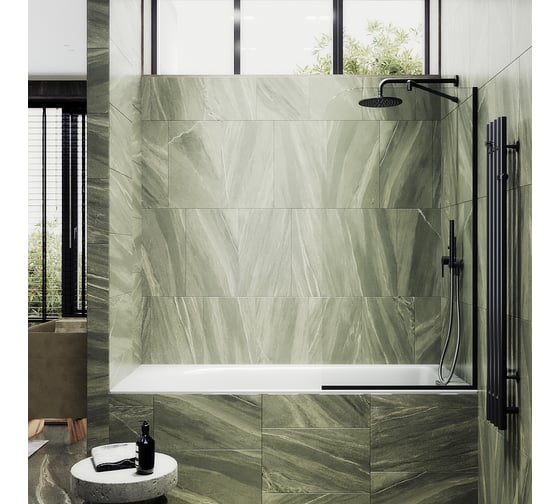 Изображение товара Шторка для ванны в узком профиле MaybahGlass MGV-65-6у