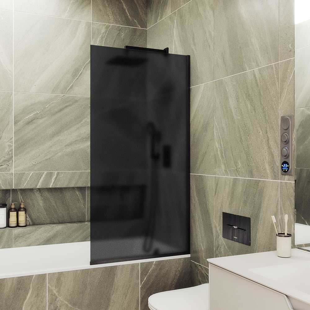 Изображение товара Шторка для ванны в узком профиле MaybahGlass MGV-85-6у