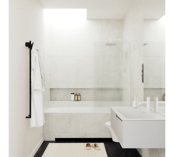 Изображение товара Шторка для ванны в узком профиле MaybahGlass MGV-95-1у