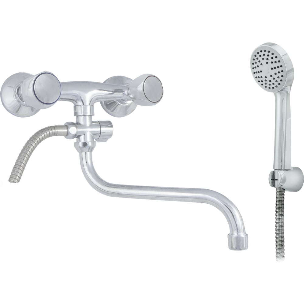 Изображение товара Смеситель для ванны ЦС СМ 500/1-5 К ЭКО с поворотным изливом и керамической кран-буксой