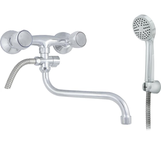 Изображение товара Смеситель для ванны ЦС СМ 500/1-5 К ЭКО М_Супер круглый излив D-18 L-300 мм ЭМ900853