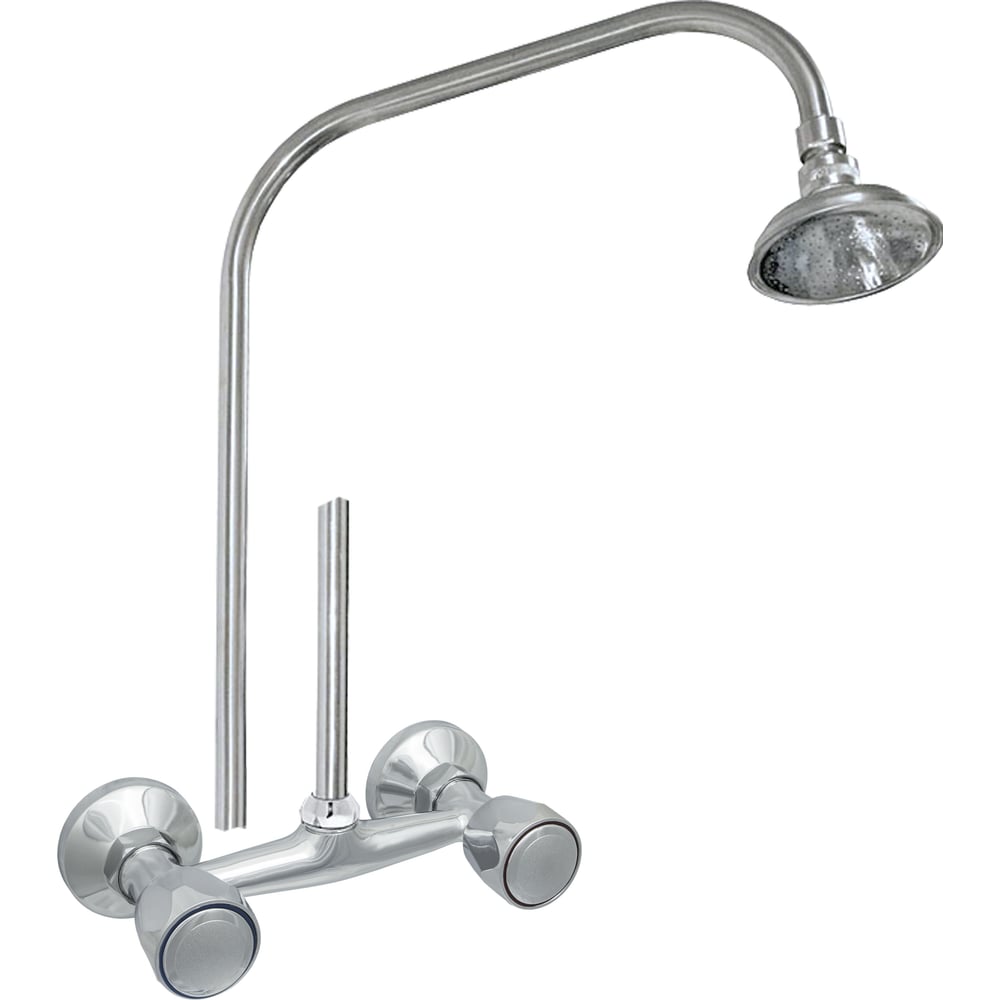 Изображение товара Стационарный смеситель ЦС СМ 293/1 К М_Глобо - хромированный двухвентильный смеситель