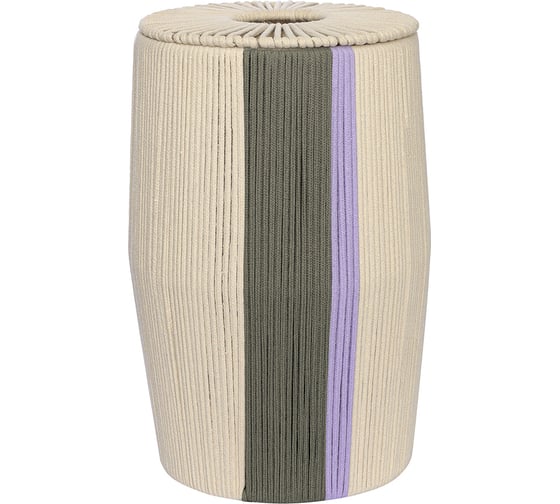 Изображение товара Корзина плетеная Conga Grey из коллекции Ethnic Tkano размер L TK24-ST_BA0032