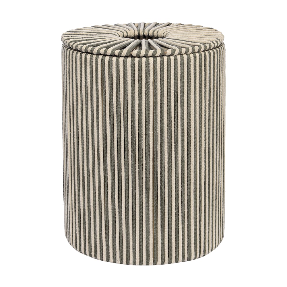 Изображение товара Корзина плетеная Dholak Grey размер L из коллекции Ethnic Tkano