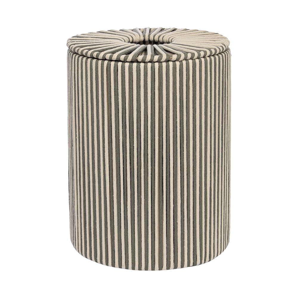 Изображение товара Корзина плетеная Dholak Grey из коллекции Ethnic Tkano размер M TK24-ST_BA0038