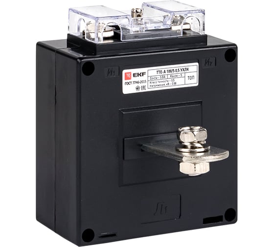 Изображение товара Трансформатор тока EKF ТТЕ-А-75/5А, класс точности 0.5 PROxima tte-a-75