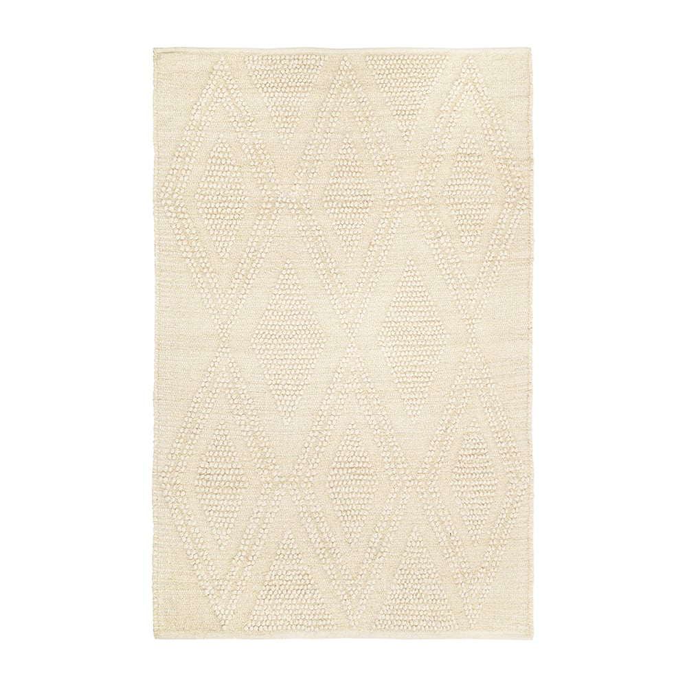 Изображение товара Ковер из шерсти и переработанного хлопка Shillong 120x180 см Ethnic Tkano