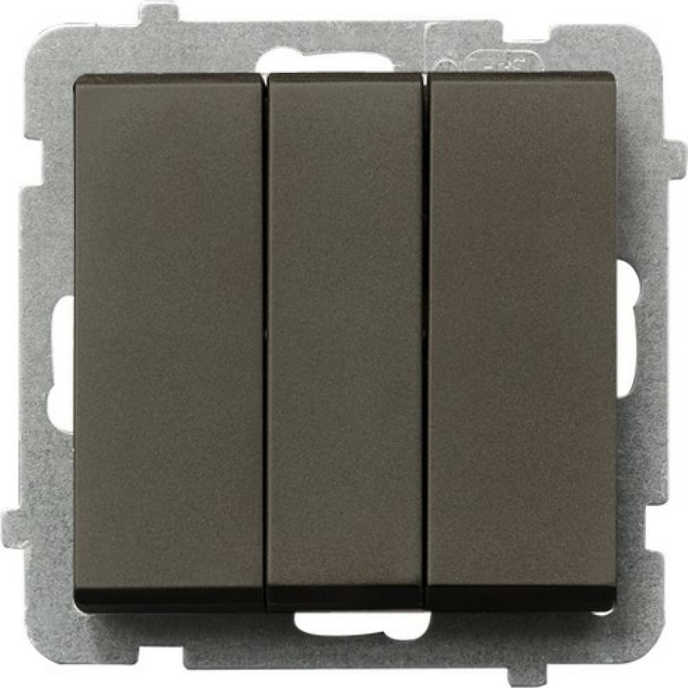 Трехклавишный выключатель Ospel - LP-13R/m/40