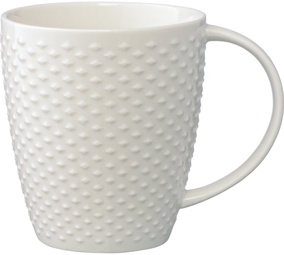 Изображение товара Кружка белого цвета с фактурным рисунком из коллекции Essential Tkano 350мл TK22-TW_CU0003