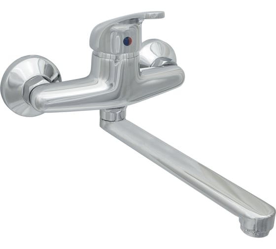 Изображение товара Настенный смеситель ЦС однорук. СМ 294-2 ЭКО D35 М42 плоский излив L-220 мм ЭП401651.D35