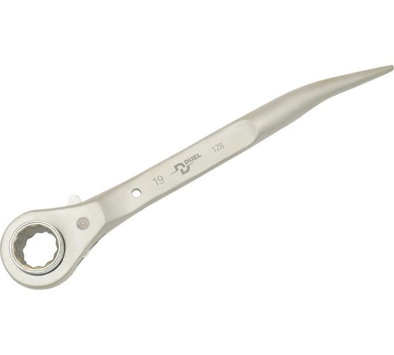 Изображение товара Монтажный трещоточный ключ DUEL лёгкий, 19x21 мм, длина 250 мм 12801921