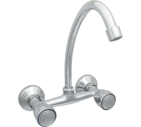 Изображение товара Настенный смеситель ЦС СМ 293 К М_Глобо круглый излив D16 H-220 мм СМ507707