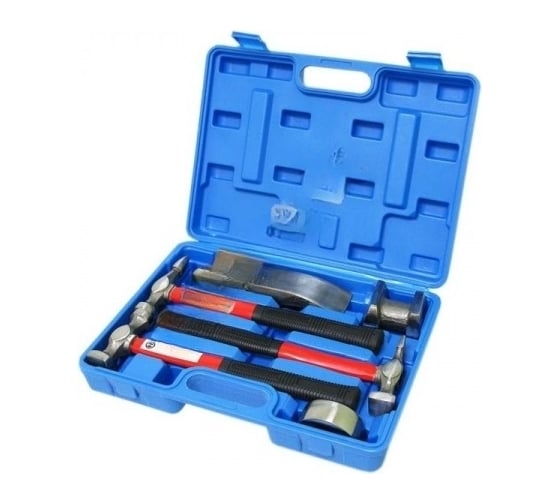 Изображение товара Набор рихтовочный для кузовных работ МаякАвто 7 предметов в кейсе /1/4_ 50713