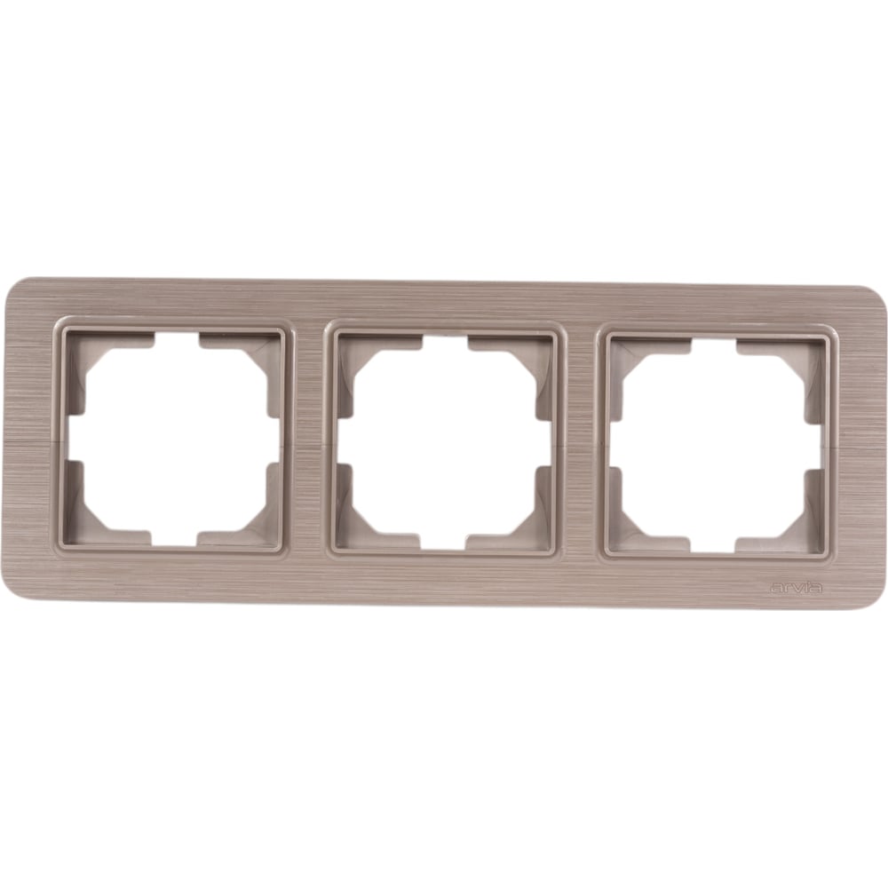 Изображение товара Рамка Arvia Electric LAVIN тройная, цвет медный