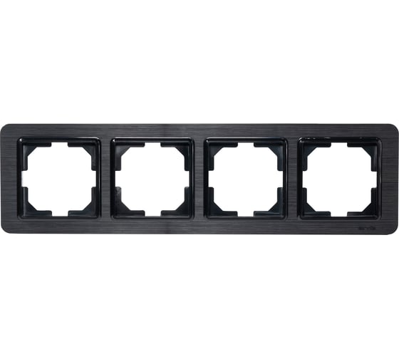 Изображение товара Рамка Arvia Electric LAVIN четверная, цвет антрацит 21264000024
