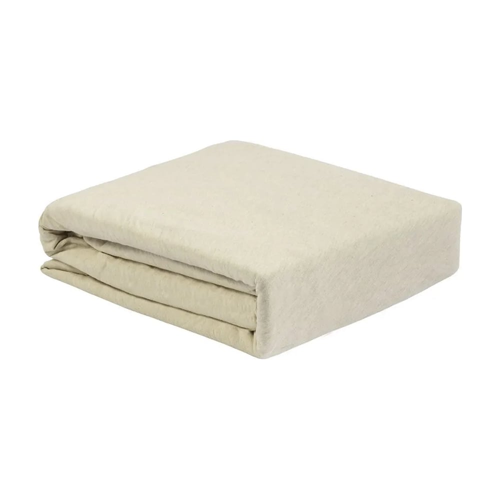 Изображение товара Простыня на резинке из хлопкового трикотажа Tkano Essential 180x200 см