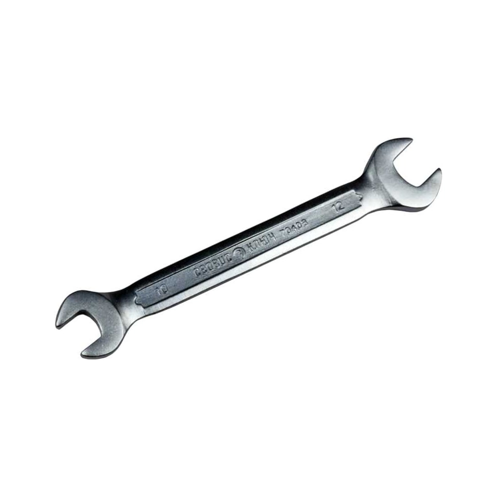 Изображение товара Рожковый ключ СЕРВИС КЛЮЧ 10х12мм 70408 надежный инструмент