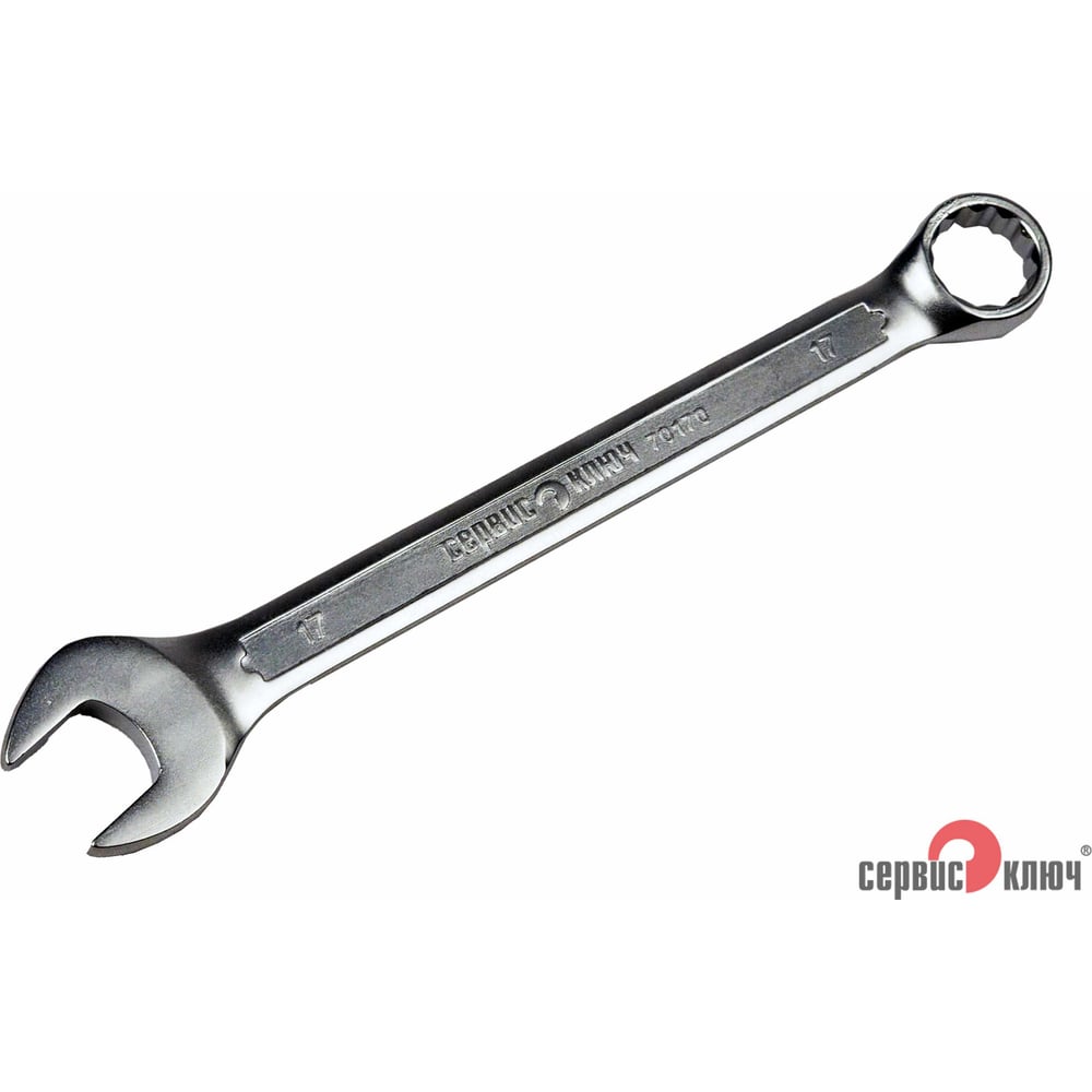 Изображение товара Комбинированный ключ СЕРВИС КЛЮЧ 17мм 70170 надежный инструмент для бытовых и профессиональных рабо