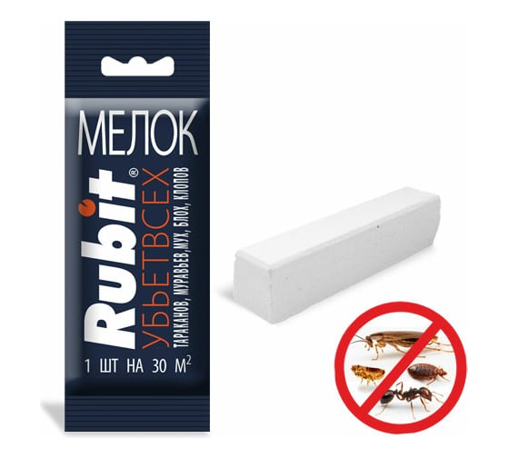 Изображение товара Средство защиты от насекомых Rubit Убьет всех, мелок, 20 г 69600