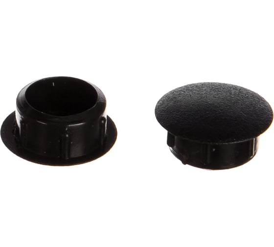 Изображение товара Заглушка ЦКИ D10 черная, 50 шт. 5073