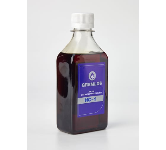 Изображение товара Масло для нарезания резьбы HC-1, 0.22 л Гремлос 4687204676925