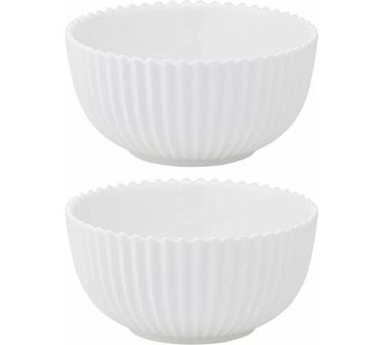 Изображение товара Набор из двух салатников Tkano Edge белый, 300 мл TK22-TW_BW0017