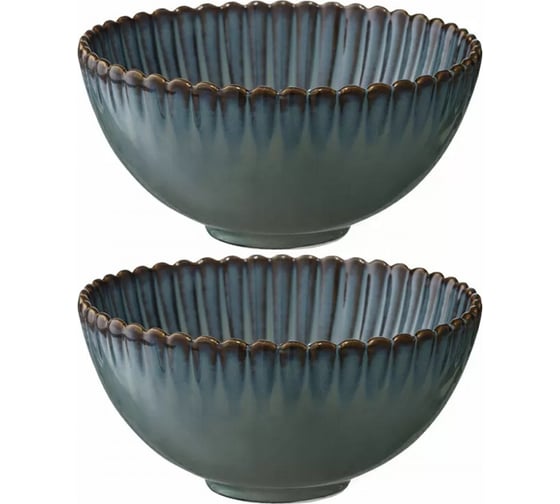 Изображение товара Набор из двух салатников Tkano Kitchen Spirit темно-серый, 750 мл TK22-TW_BW0001