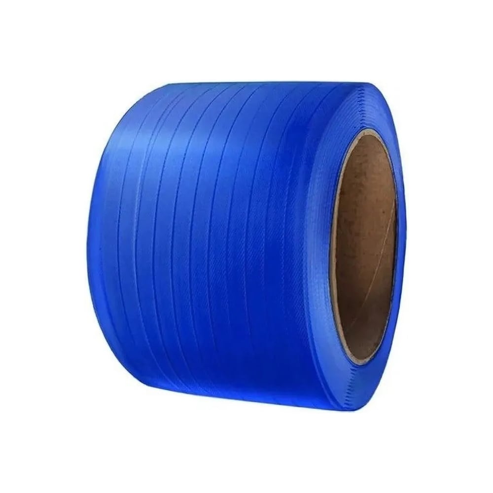 Изображение товара Лента полипропиленовая Волга Полимер 15x0.8 мм 600 метров., п/авт, синяя 15-08-600-103-08