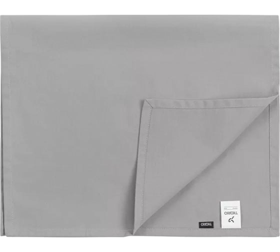 Изображение товара Дорожка на стол из хлопка Tkano Essential серая, 45x150 см TK20-TR0003