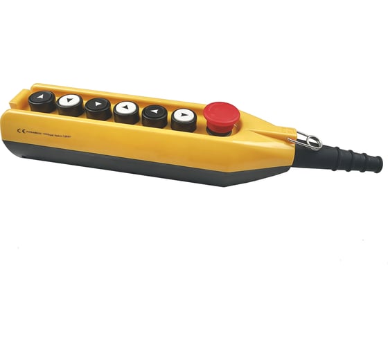 Изображение товара Пульт управления Emas 7-ми кнопочный, с аварийной кнопкой 40 мм, 250 В, 4А PV7E40B222