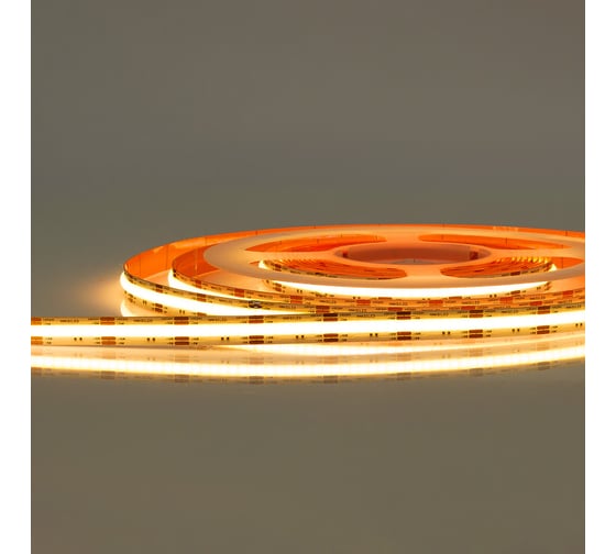 Изображение товара Светодиодная лента MAKSILED 5м, 24В, 5-15Вт/м, 640д/м, IP20, 1345лм/м, 2700К, ML-R640-COB-SA-MULTI-WW-S-2700K