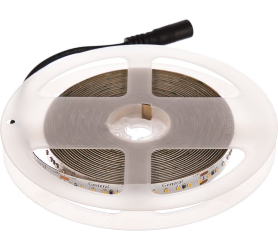 Изображение товара Лента светодиодная General Lighting Systems GLS-2216-180-16-24-IP20-PRM-4, 5 метров, 16Вт/м, 24В, 10мм, 180 диодов/м, 16 Лм/чип, IP20, 4500К - нейтральный белый, 502641